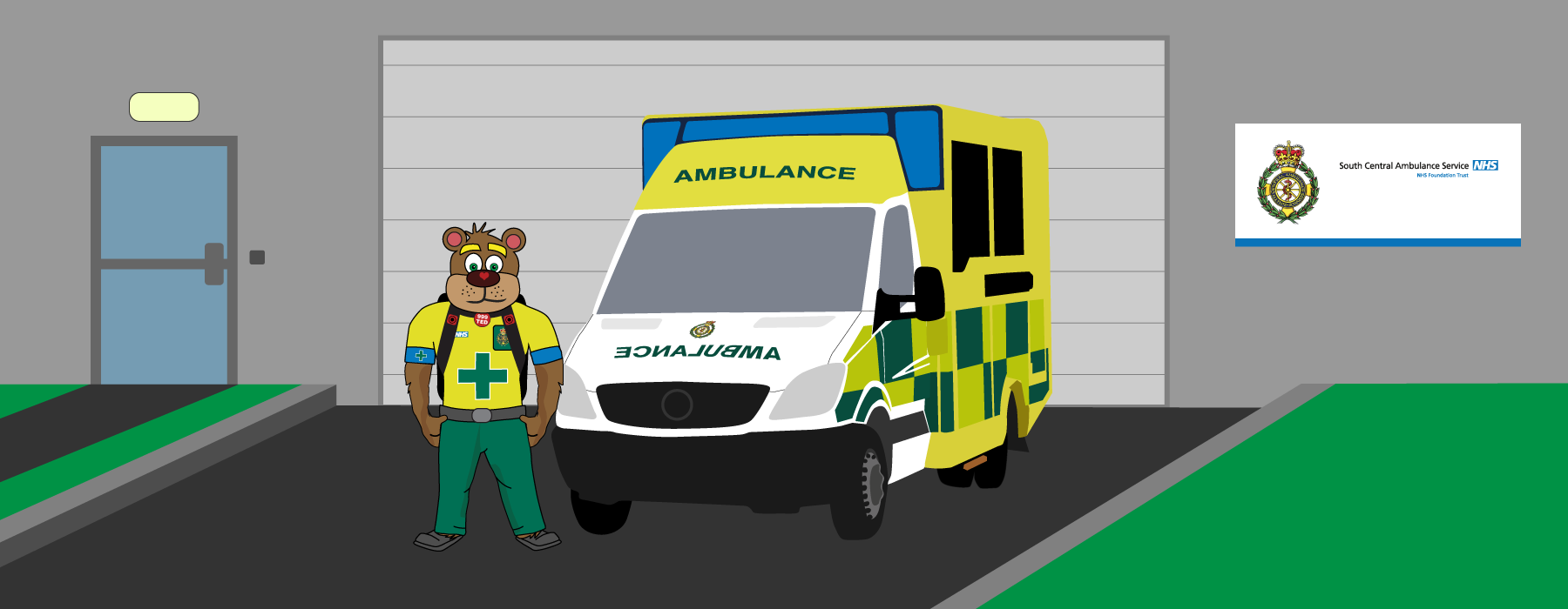 999 Ted and an ambulance