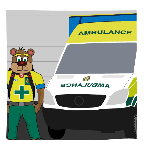Ted's first day with the ambulance service - 999 Ted storytime